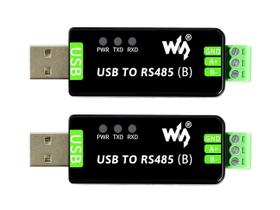 Conversor bidirecional USB para RS485 2PCS Waveshare Industrial