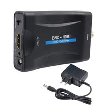 Conversor BNC para HDMI - Adaptador Coaxial para Sinal de Vídeo Analógico