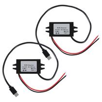 Conversor Buck Coliao 12V/24V para 5V USB C 3A 15W Raspberry Pi