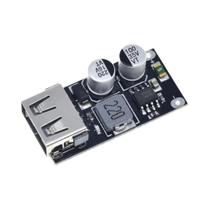 Conversor Buck DC-DC USB QC3.0 QC2.0 6-32V Para 5V 9V 12V 24V Módulo De Carregamento Rápido Placa De
