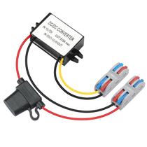 Conversor Buck MZHOU DC 10-72V para 5V 5A 25W para motocicleta Conversor Buck MZHOU DC 10-72V para 5V 5A 25W para motocicleta