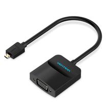 Conversor Cabo Micro HDMI p/ VGA Saída 1080p Áudio P2 Hd Tv Conversor Cabo Micro HDMI p/ VGA Saída 1080p Áudio P2 Hd Tv