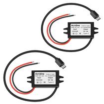 Conversor DC 12V/24V para 5V USB C Buck 3A 15W à prova d'água