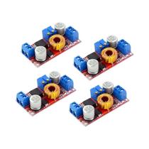 Conversor DC-DC Ajustável 5A 4-38V Para 1.25-36V XL4015 Módulo Regulador De Tensão Fonte De