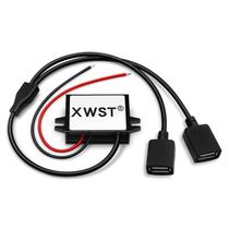 Conversor DC-DC XWST 8-85V para 5V 3A 15W - Dupla Saída USB