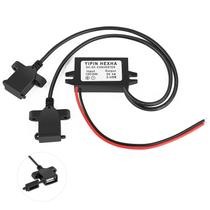 Conversor DC-DC YIPIN HEXHA 12V 24V para 5V 3A 15W com 2 USB Conversor DC-DC YIPIN HEXHA 12V 24V para 5V 3A 15W com 2 USB