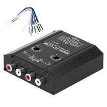 Conversor de áudio Acouto 12V 4 canais de alta para baixa linha RCA Car