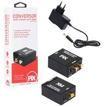 Conversor de audio - analogico para digital - entrada rca x saida digital