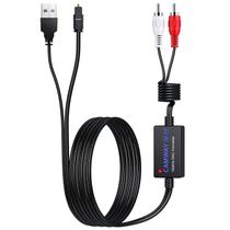 Conversor de áudio CAMWAY Digital para Analógico Óptico para R/C/A Conversor de áudio CAMWAY Digital para Analógico Óptico para R/C/A