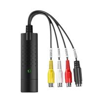 Conversor de áudio de vídeo USB 2.0, VHS antigo, VCR, Mini, DV, Hi8, DVD, Mac, PC, Windows 7, 8