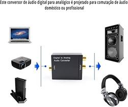 Conversor De Áudio Digital (Óptico) Para Analógico Conversor De Áudio Digital (Óptico) Para Analógico