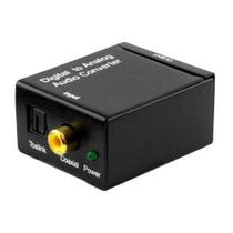 Conversor de Áudio - Digital para Analógico com cabo Óptico