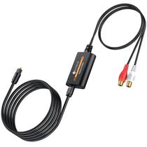 Conversor de Áudio Digital para Analógico Neoteck - 192kHz Óptico para RCA
