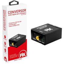 Conversor de Audio DIGITAL/RCA para Analogico 75-0860 PIX