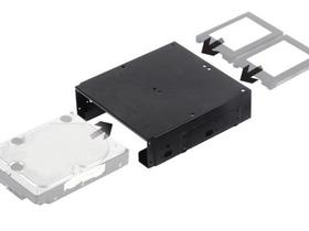 Conversor de Baia de Drive SilverStone SDP10B 5,25" para 3,5" Conversor de Baia de Drive SilverStone SDP10B 5,25" para 3,5"
