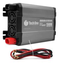 Conversor de energia 1500W 12v p/ 110V ou 220V Inversor De Tensão Entrada Usb Tech One Conversor de energia 1500W 12v p/ 110V ou 220V Inversor De Tensão Entrada Usb Tech One