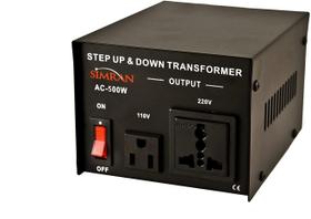 Conversor de energia de tensão Step up Down Transformer 500W