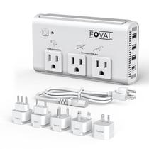 Conversor de energia FOVAL 220V para 110V 2000W USB-C de 4 portas