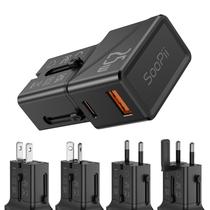 Conversor de energia SOOPII Gan USB-C Carregador 25W 2 portas