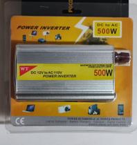 Conversor De Energia Veicular 12v Para 110v Dc-ac 500w Para Lampadas Celular Notebook