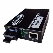 Conversor de Fibra Optica MM e SM 10/100/1000 2FO SC 01 RJ45 FWE2-122