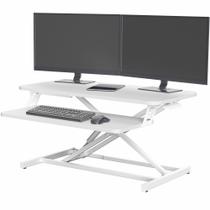 Conversor de mesa VIVO DESK-V000SW com altura ajustável 81 cm branco Conversor de mesa VIVO DESK-V000SW com altura ajustável 81 cm branco