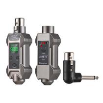 Conversor de Microfone Sem Fio UHF JAYETE C-01 - Transmissor e Receptor 571-598MHz