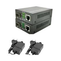 Conversor De Mídia Óptica Gigabit De Fibra 1 Porta SFP Para 1 RJ45 Ethernet 10/100/1000M