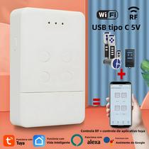 Conversor De Relé De Controle Remoto Inteligente Para Automação Inteligente Tuya WIFI Normstahl - others Conversor De Relé De Controle Remoto Inteligente Para Automação Inteligente Tuya WIFI Normstahl - others