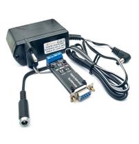 Conversor de saída serial RS232 externo para RS485/RS422 com Fonte/ Comm5