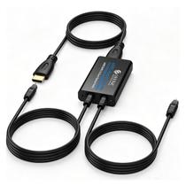 Conversor de Sinal Eletrônico eSynic 192KHz eARC Áudio Conversor de Sinal Eletrônico eSynic 192KHz eARC Áudio