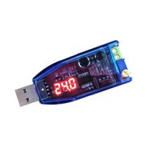 Conversor De Tensão Ajustável LED DC-DC 5V Para 1-24V USB Step up down Buck Boost Módulo Regulador