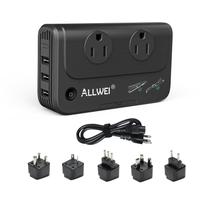 Conversor de tensão ALLWEI 220V a 110V com adaptador de alimentação Conversor de tensão ALLWEI 220V a 110V com adaptador de alimentação