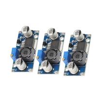 Conversor De Tensão DC-DC Buck Boost XL6009 3 Peças 4A 400KHz Módulo De Potência Ajustável 3.8-30V