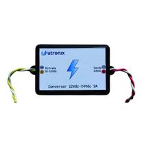 Conversor de tensão DC entrada 12V saída 24V 5A universal - Utronix Conversor de tensão DC entrada 12V saída 24V 5A universal - Utronix