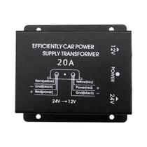 Conversor De Tensão De 24V Para 12V Para Carro, Módulo Adaptador Redutor De 10A 15A 20A 30A
