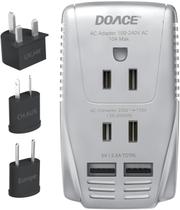 Conversor de tensão DOACE 2000W 220V a 110V com 2 USB