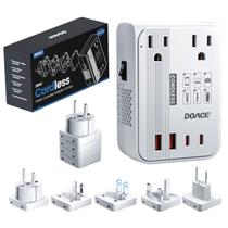 Conversor de tensão DOACE 350W 220V a 110V para viagens pela Europa