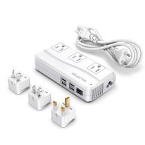 Conversor de tensão ISELECTOR Adaptador de viagem universal 220V a 110V