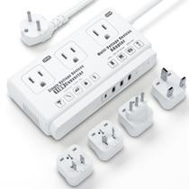 Conversor de tensão Kruuue 220V a 110V 2000W com régua de alimentação