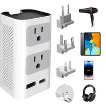Conversor de tensão Mapambo 220V a 110V para viagens com secador de cabelo Conversor de tensão Mapambo 220V a 110V para viagens com secador de cabelo