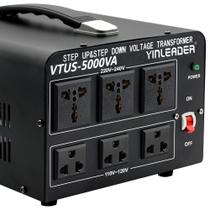 Conversor de Tensão Yinleader 5000W - 110-120V para 220-240V