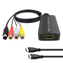 Conversor de Vídeo para HDMI Dingsun - 3RCA AV, S-Vídeo e Áudio R/L