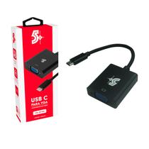 Conversor de Vídeo Tipo C 3.1 para VGA Fêmea 15cm 018-7469