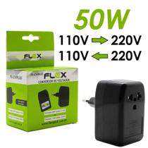 Conversor de Voltagem 50W Bivolt 110V para 220V e 220V para 110V Flex FXCVP lus