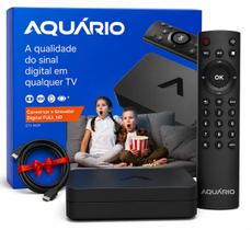Conversor Digital Aquário Dtv9000 Para TV Antiga Full HD HDMI, usb, Gravador P2 Rca