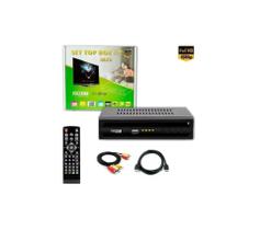Conversor digital TV sinal digital isdb-t set top box full HD hdmi Com Usb - Set Box