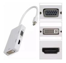 Conversor Display Port Para Dvi Hdmi Vga - Branco - Alinee