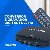 Conversor e gravador digital full hd dtv-7000s - Aquário