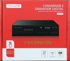 conversor e gravador digital modelo 888 conpativel com todos aparelhos de tv - TOMATE